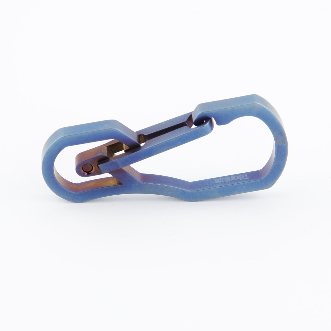Titanium Multi-Tool Keychain Hook - Heavy Duty 50KG Max Bearing EDC Tool for Hiking, Camping & Outdoor Adventures (Blue) | Perfect for Survival Kits, Backpacks & Everyday Carry