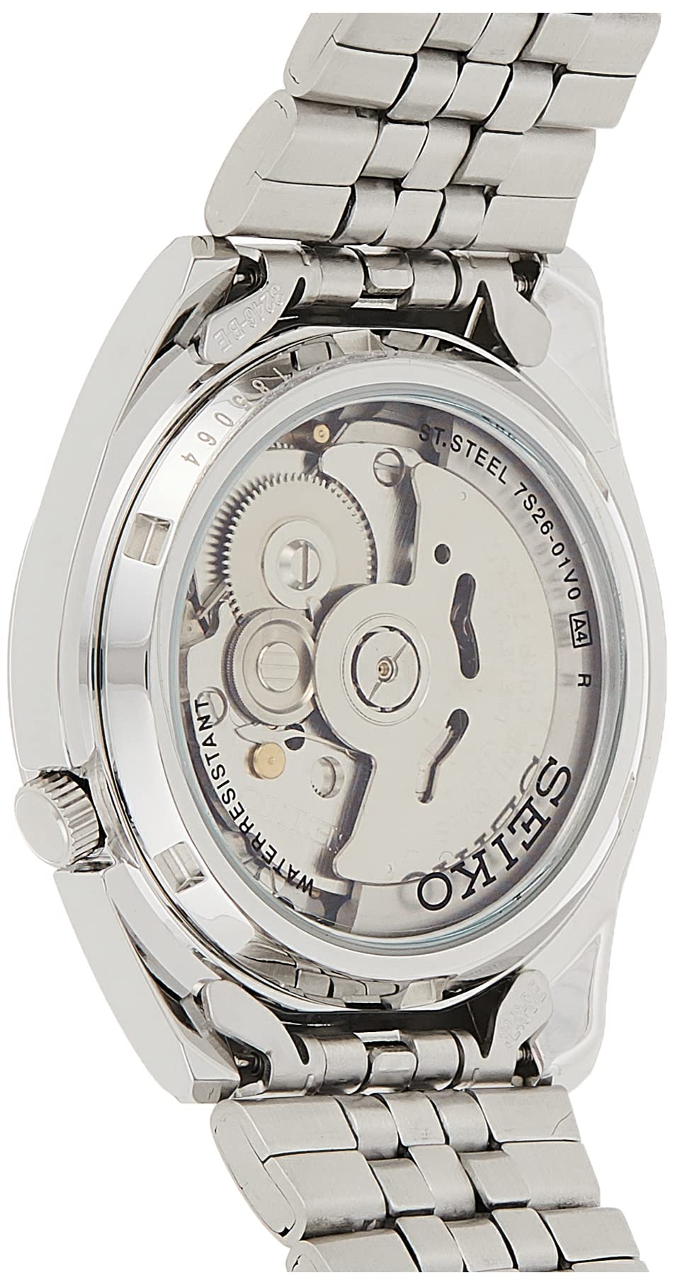 Seiko 5 Automatic Men's Watch - Stainless Steel Case & Bracelet - Water Resistant - Casual, Business & Dress Wear - Perfect for Everyday Use, Office & Special Occasions