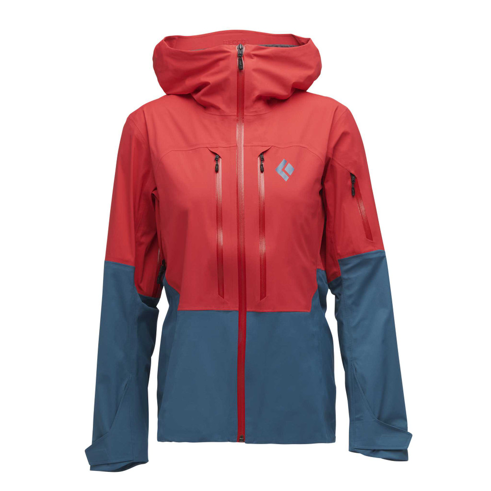 Black Diamond Recon LT Shell Jacket for Women - Lightweight Waterproof Hiking & Outdoor Adventure Gear