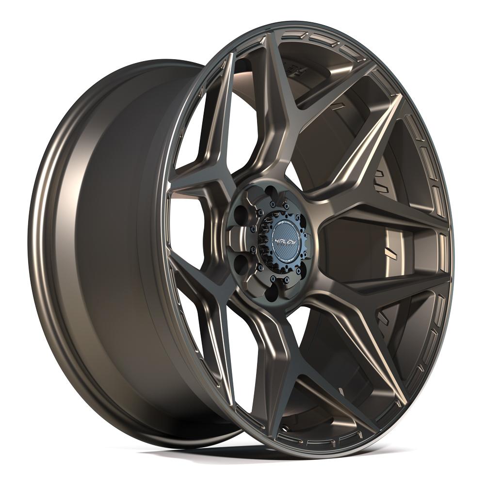 4Play Gen3 4P06 Bronze 22x10.0 18-Inch 6x139.7/6x135mm 106.1mm Offset Wheels - Perfect for Off-Road Trucks, SUVs & Jeeps