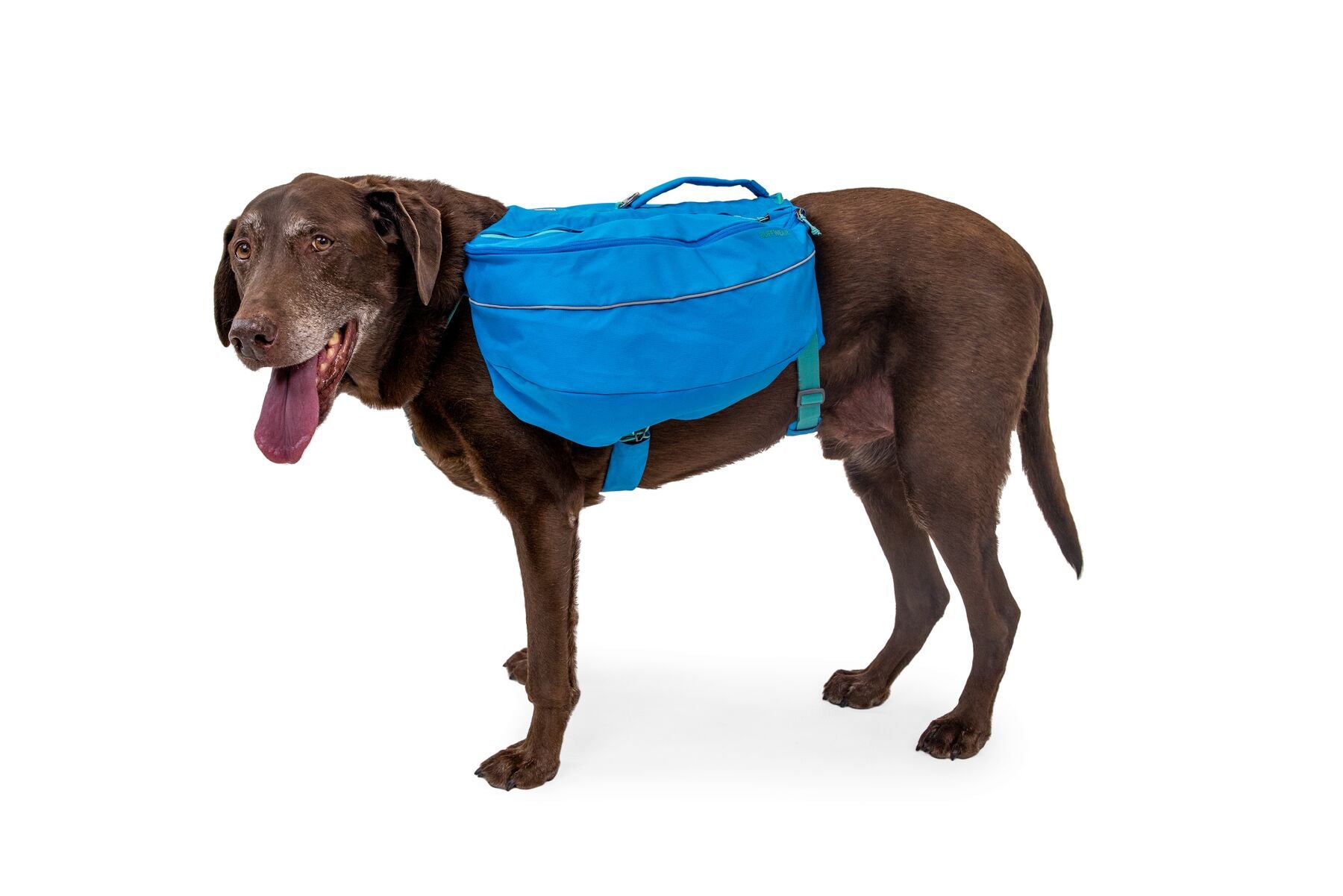 Ruffwear Approach Pack Dog Saddlebag - Blue Dusk Color for Hiking & Outdoor Adventures | Water-Resistant Canine Gear for Trail Running & Camping with Your Pet