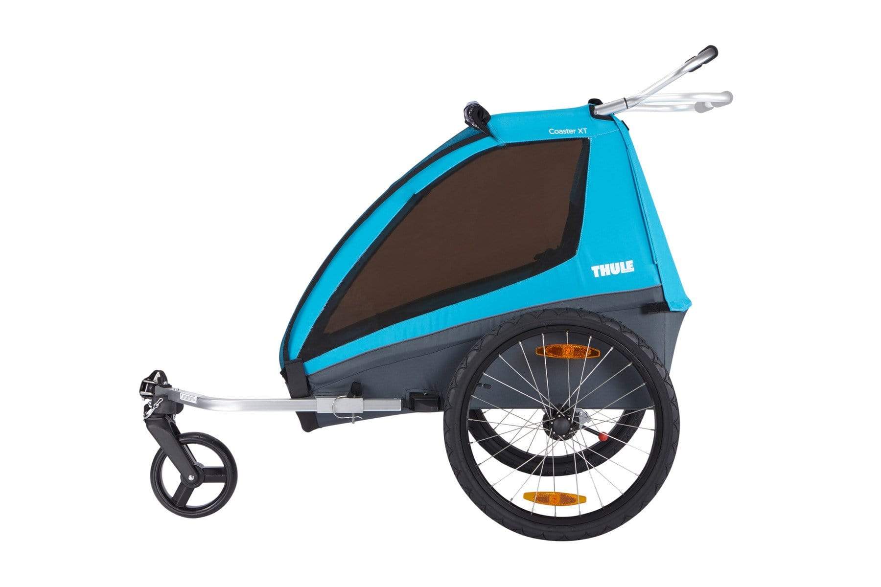 Thule Coaster XT Premium Bike Trailer for Kids - Convertible Stroller & Cargo Carrier - All-Terrain Wheels for Outdoor Adventures - Perfect for Cycling, Jogging, and Family Outings