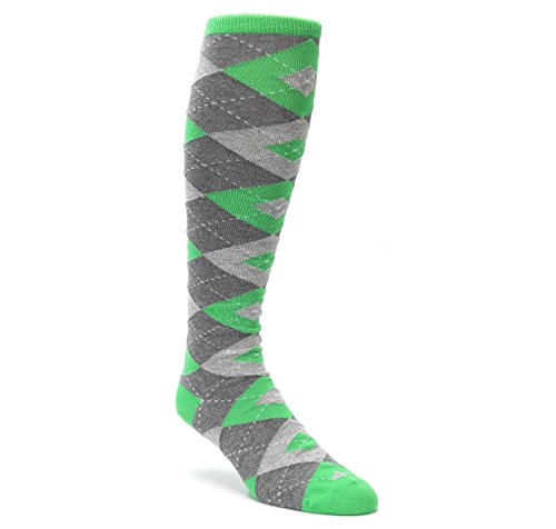 Kelly Green Gray Argyle