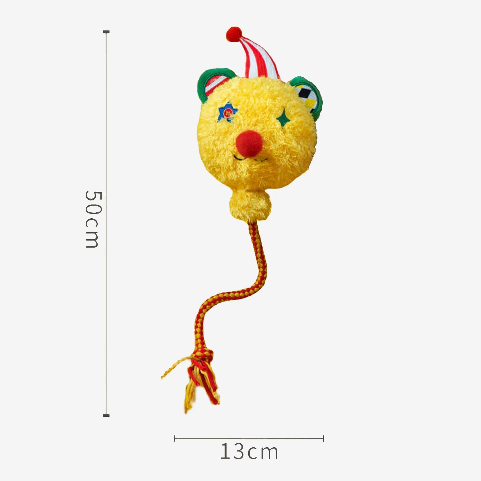 Premium Skewer Carnival Balloon Bear Dog Toy - Durable Chew Toy for Small & Medium Dogs - Perfect for Playtime, Training & Teething Relief