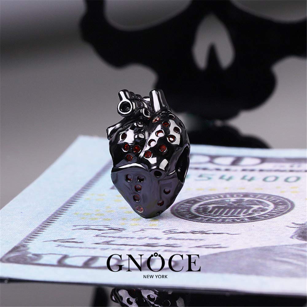 GNOCE Black Charm Set - Sterling Silver Be Safe & Doctor Schnabel Pendant for Women & Men - Perfect for Bracelets & Necklaces - Ideal for Gifts, Everyday Wear & Special Occasions