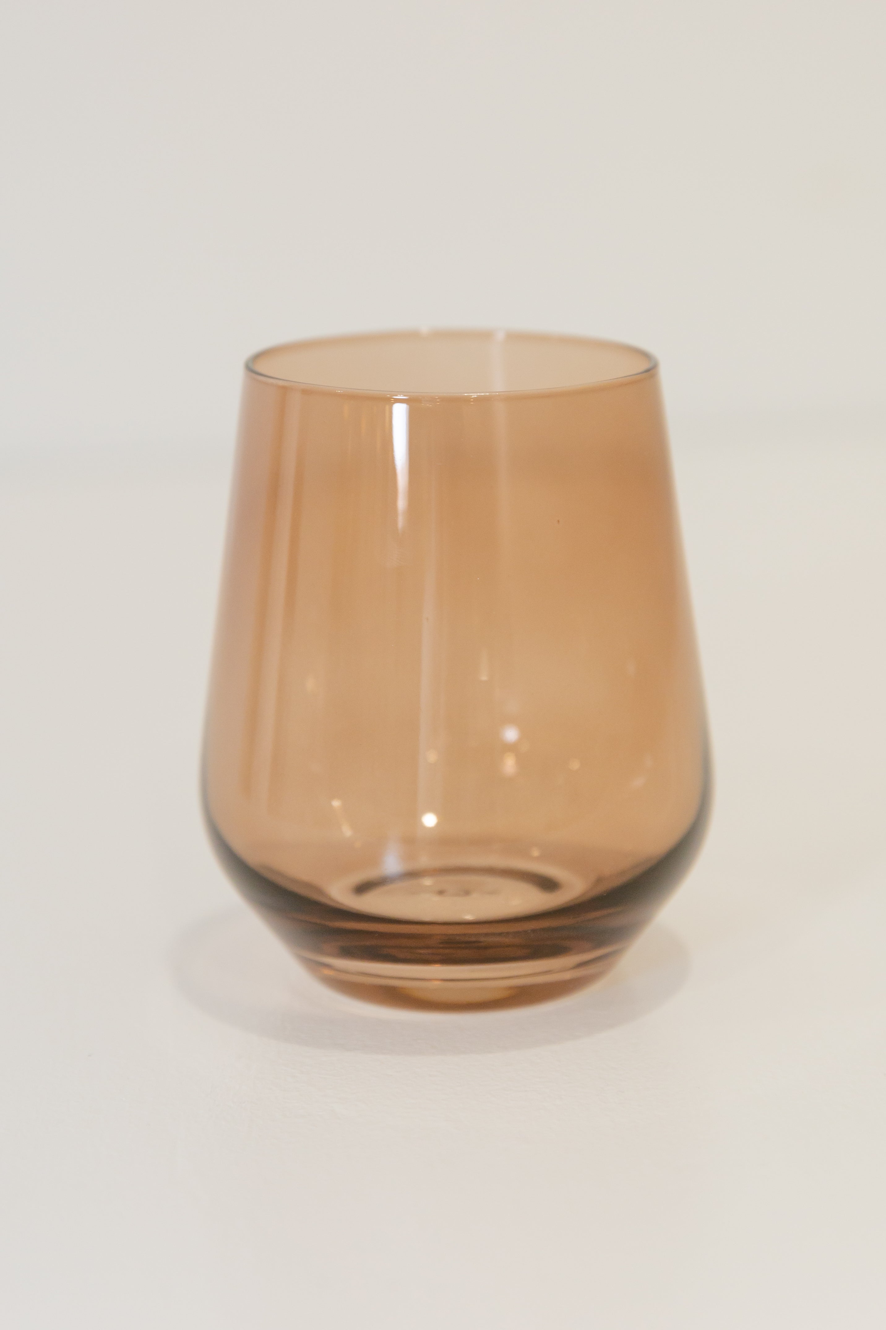Estelle Colored Stemless Wine Glasses Set of 6 - Elegant & Durable for Red, White, and Sparkling Wine - Perfect for Dinner Parties, Weddings, and Home Entertaining
