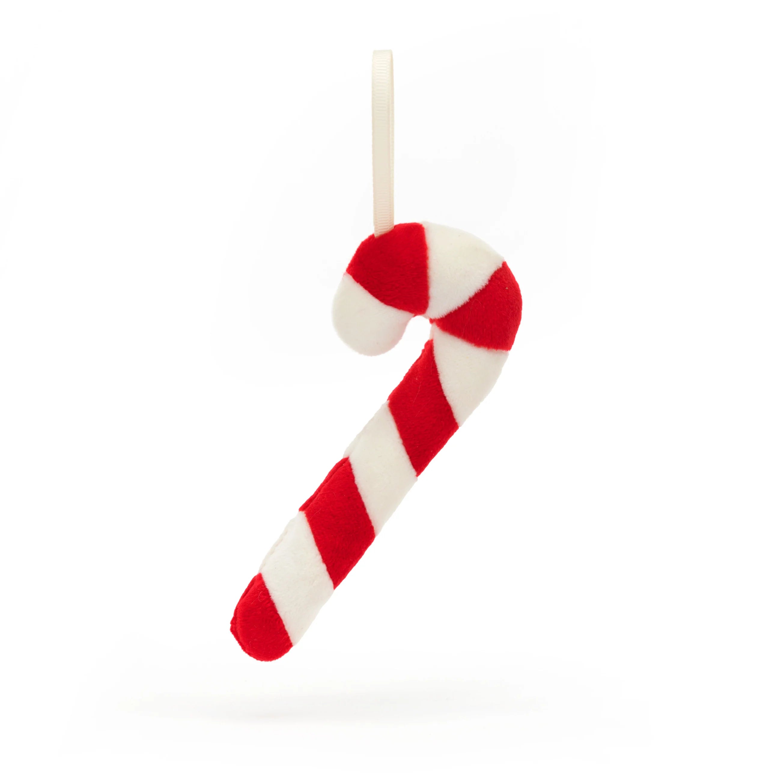 Jellycat Festive Folly Candy Cane Plush Toy - Soft & Cuddly Christmas Stuffed Animal for Kids & Adults - Perfect Holiday Gift & Home Decor