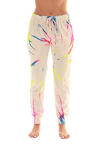 Terry Fabric Tie Dye Neon Bright Rainbow
