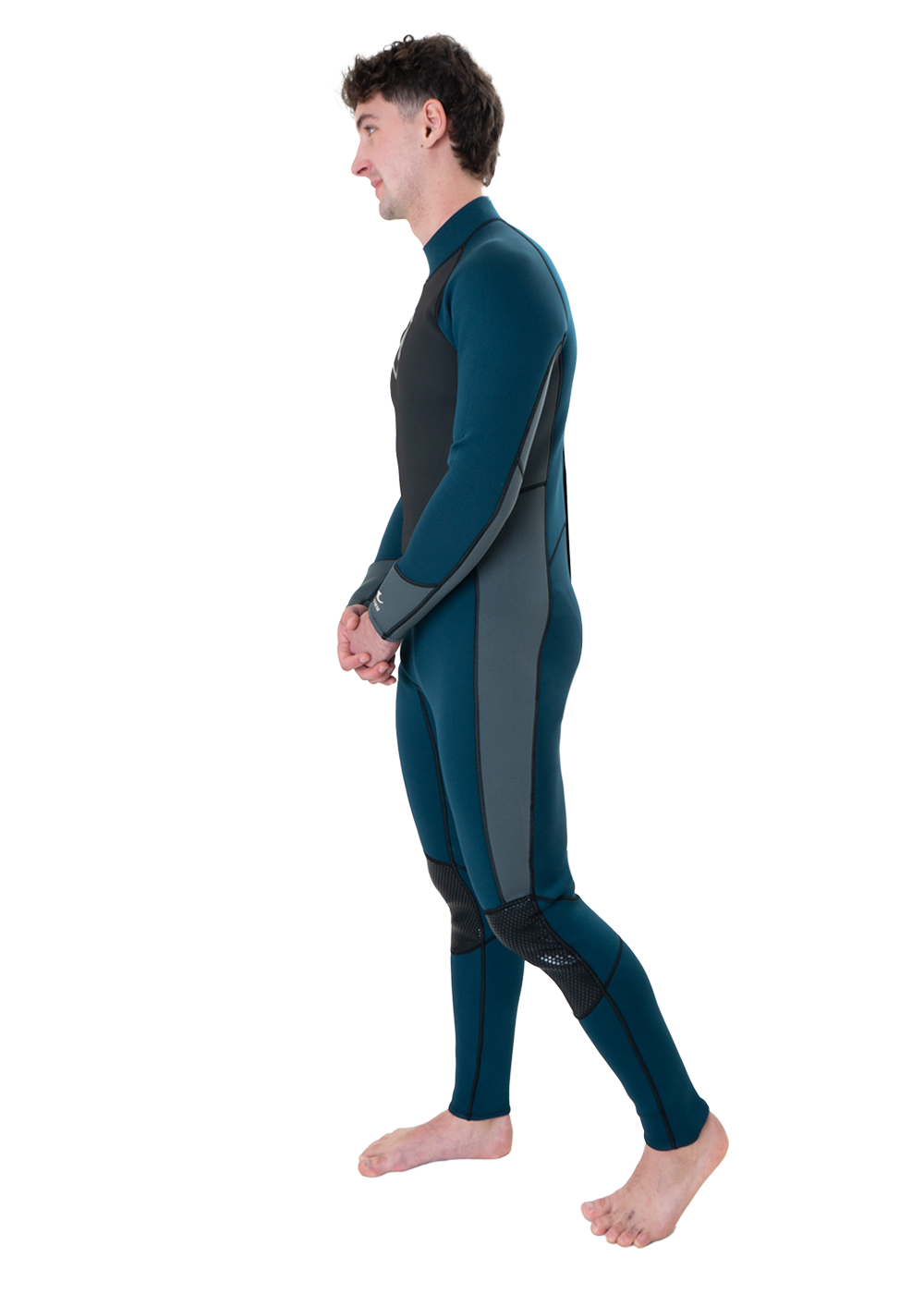 Swiftwater Men's 2.5mm Back Zip Steamer Wetsuit for Surfing, Diving & Water Sports - Premium Neoprene Full Body Wetsuit
