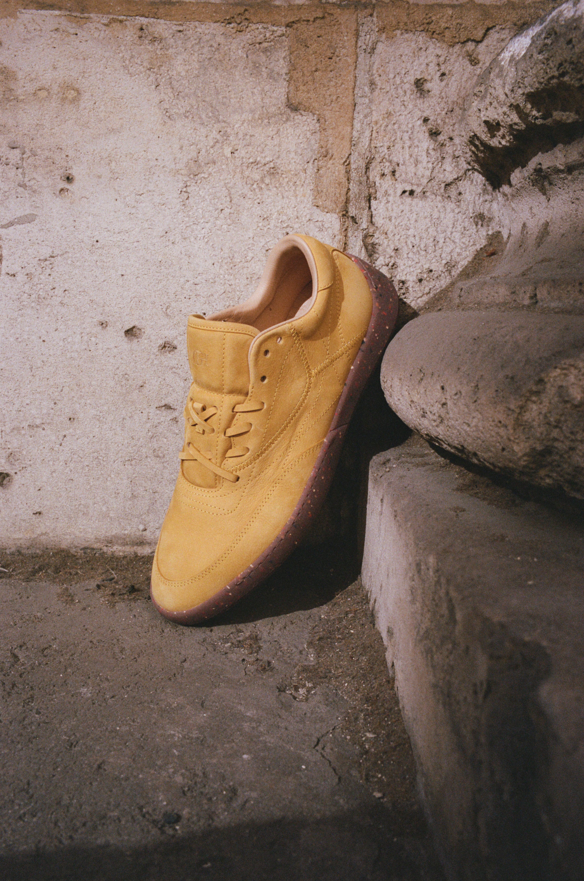 Ohio Slip-On Sneakers in Golden Birch Nubuck Leather - Comfortable Casual Shoes for Men & Women | Perfect for Walking, Travel & Everyday Wear