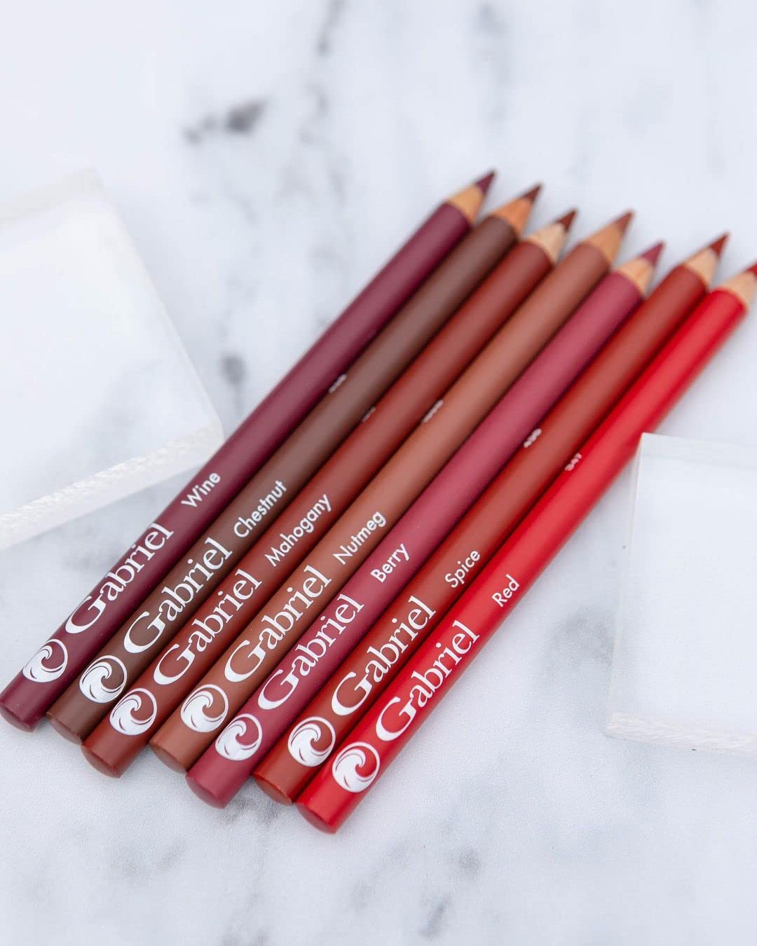 Gabriel Cosmetics Lipliner Spice - 0.4 oz Long Lasting Lip Liner Pencil - Vegan & Cruelty-Free - Perfect for Everyday Wear & Night Out Makeup
