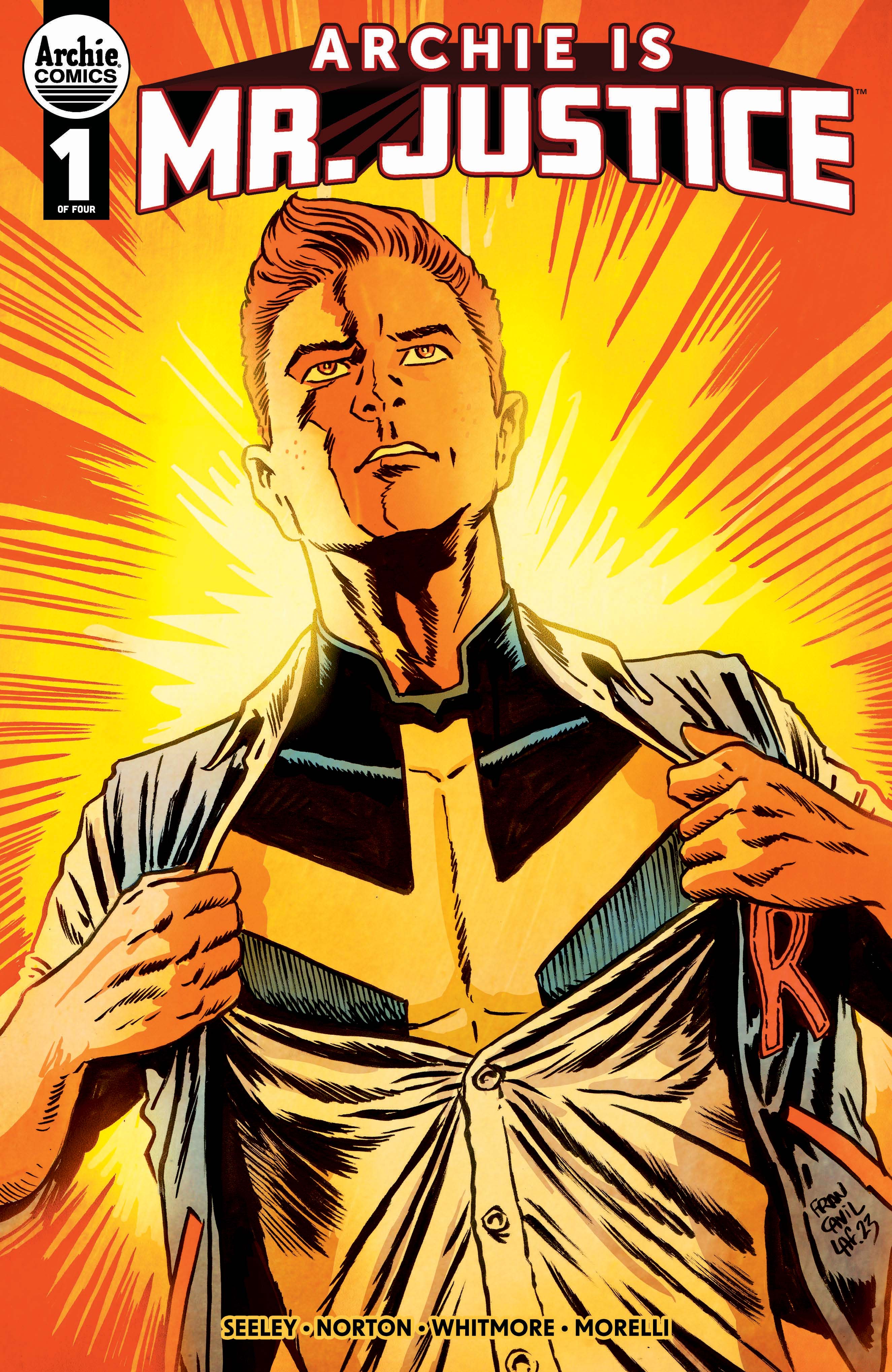 ARCHIE IS MR. JUSTICE #1 (of 4) - Comic Book Series | Superhero Graphic Novel | Collectible Archie Comics | Perfect for Comic Enthusiasts & Collectors