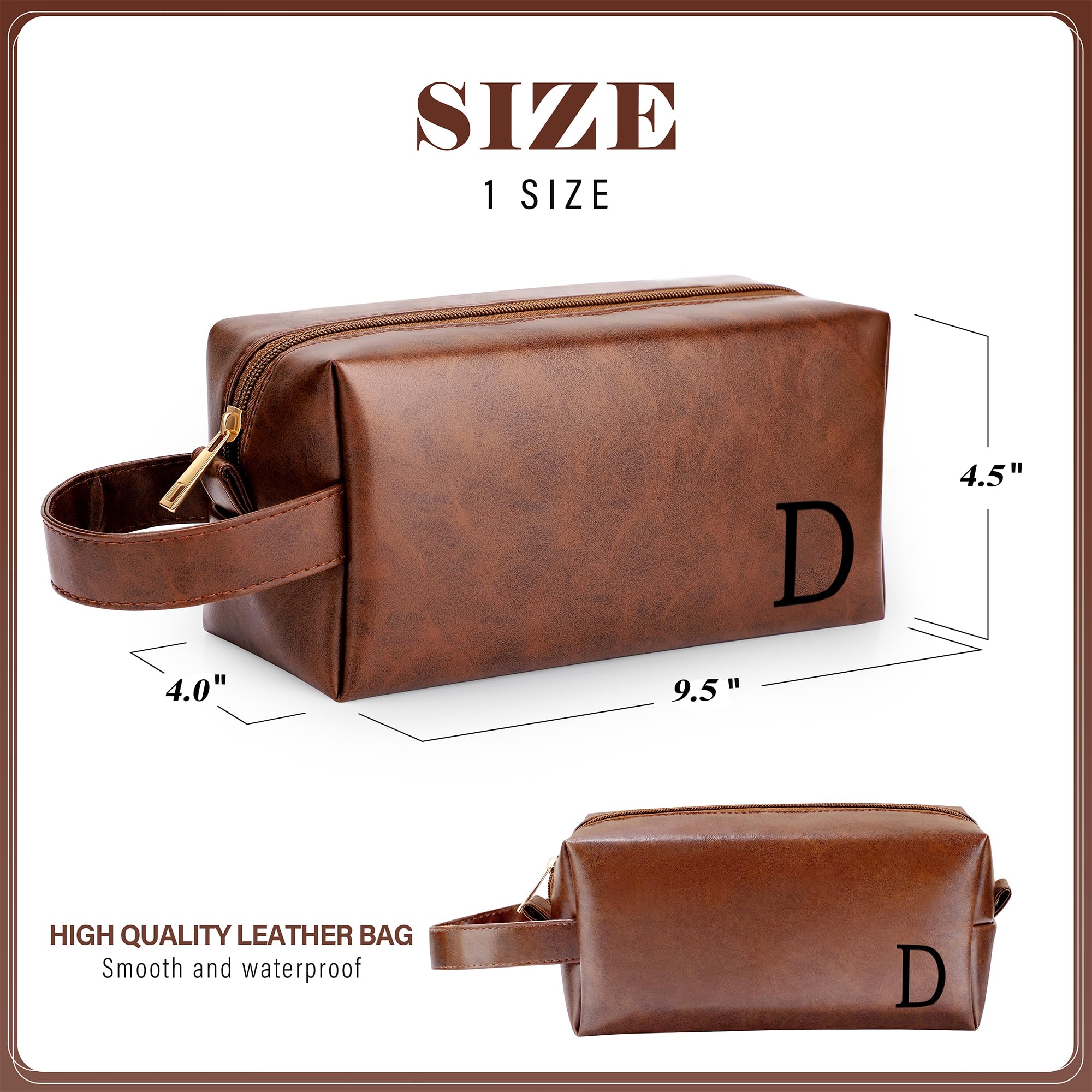 Men's Toiletry Travel Bag - Unique Gifts for Husband, Dad, Grandpa | Anniversary, Birthday, Christmas