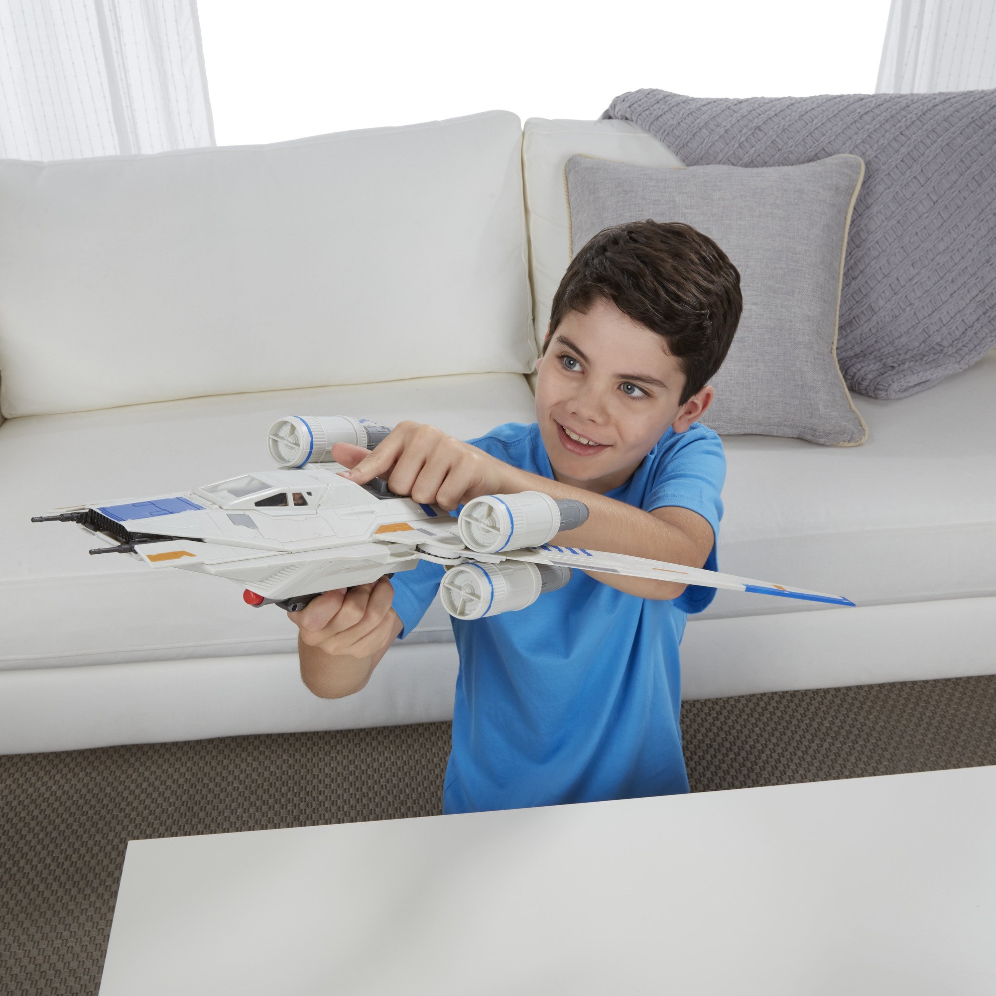 Star Wars Rogue One Rebel U-Wing Fighter Toy - Collectible Model Spaceship for Kids & Adults - Perfect for Display, Play & Star Wars Themed Parties