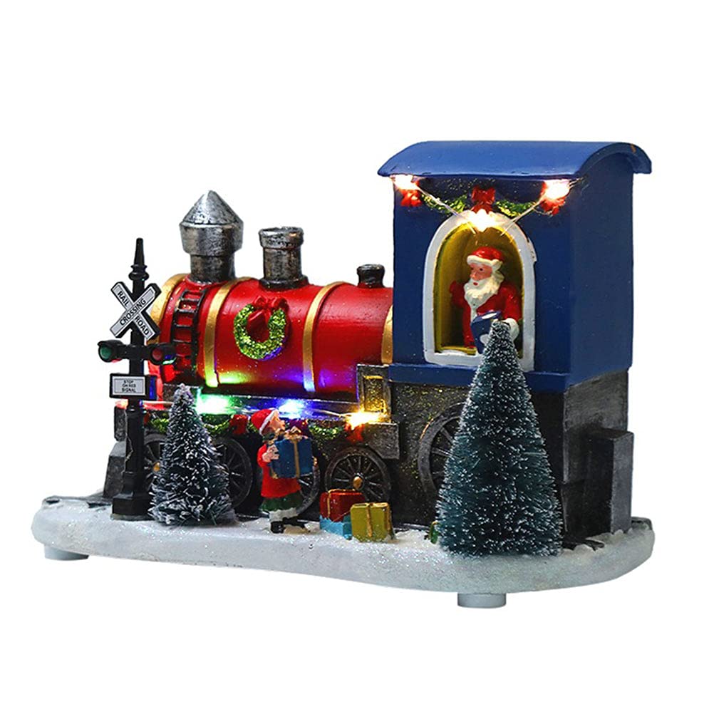 KESYOO Christmas LED Light Train - Creative Desktop Decor for Home, Holiday & Xmas Tree Decoration - Festive Indoor & Party Decorations