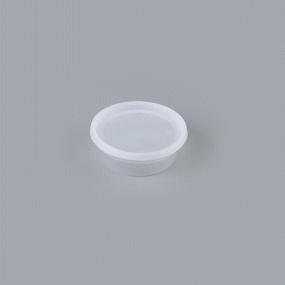 8 oz Round Clear Plastic Soup Containers with Lids (25-Pack) - Microwave Safe, 4.5