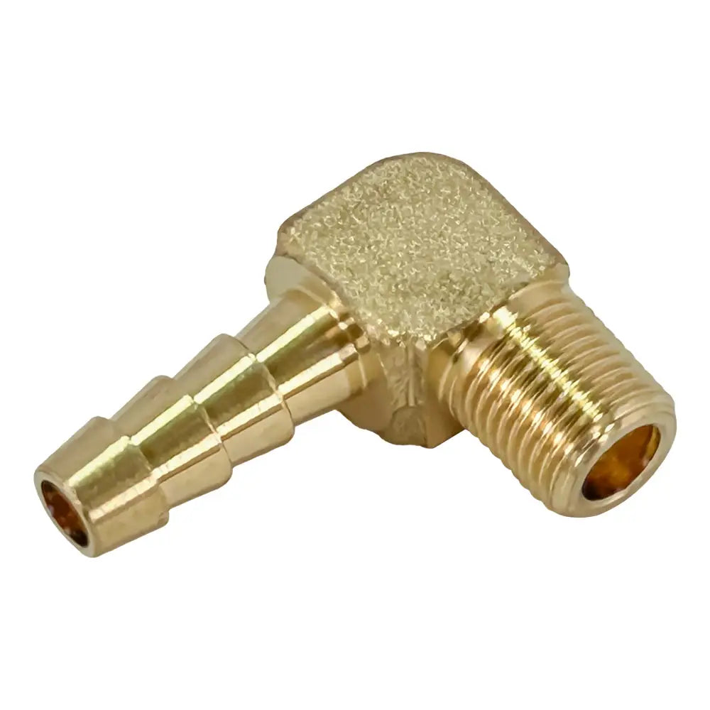 90 Degree Elbow Brass Fitting - 1/4