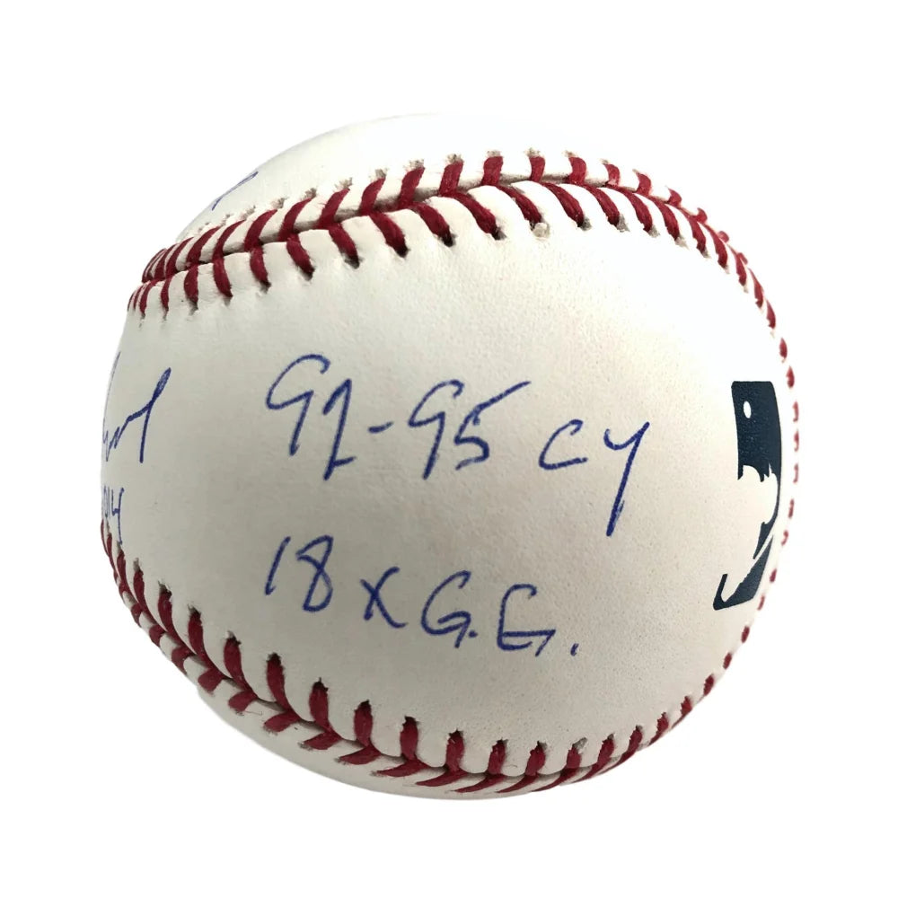 Greg Maddux Autographed Baseball with Full Name Inscription - OMLB Certified, Includes COA by Lojo - Perfect for Cubs, Braves & Dodgers Fans - Great for Collectors, Sports Memorabilia Displays & Gift Giving