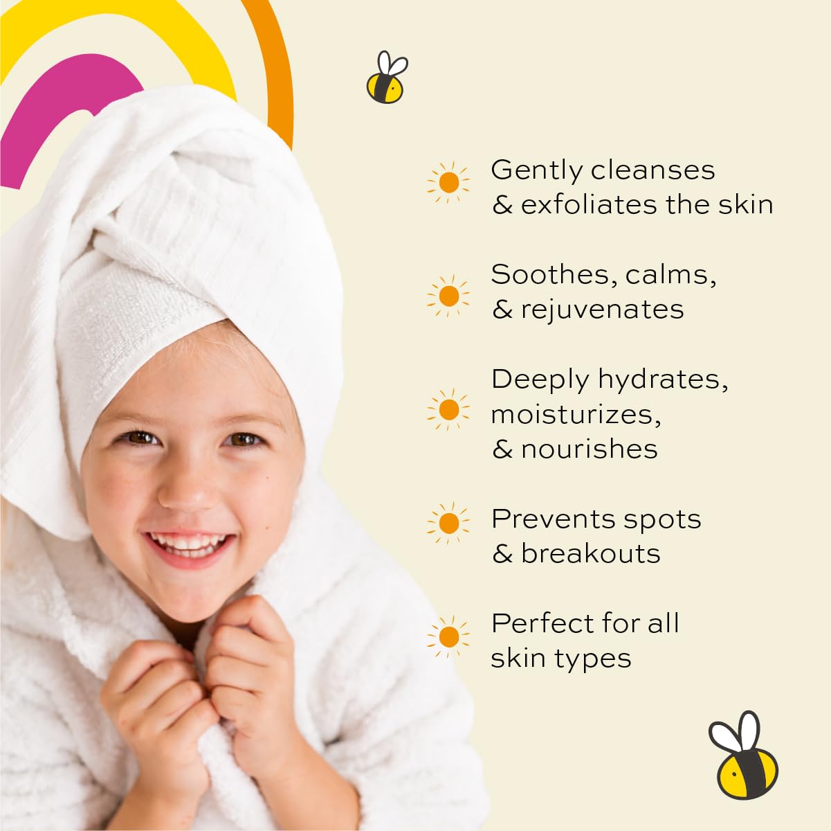 Organic Kids Skincare Set - Gentle Foaming Face Wash (Orange Scent) & Hydrating Moisturizer (Fragrance-Free) for Sensitive Skin | Daily Cleansing & Moisturizing Routine for Children
