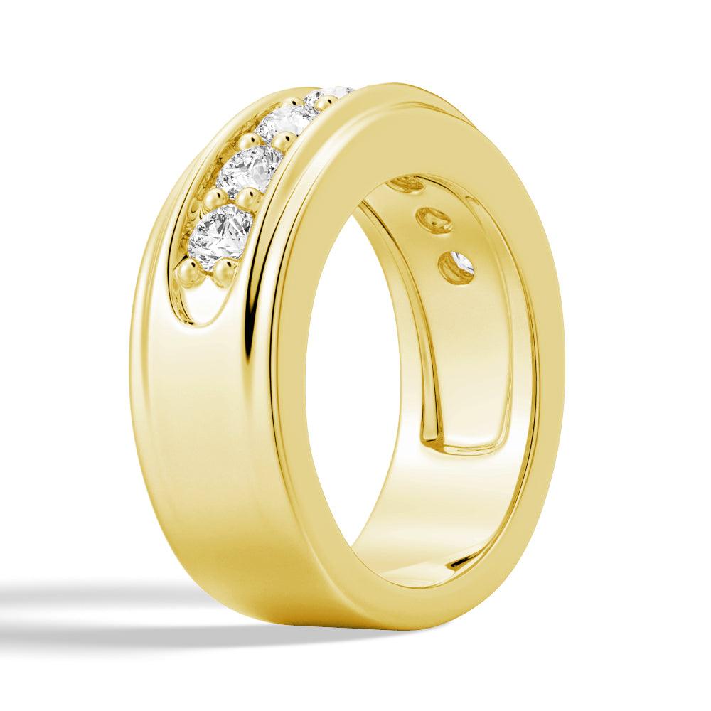 Twist Band Princess Cut Moissanite Engagement & Wedding Ring Set for Couples - Matching His & Hers Bands for Proposals, Anniversaries, and Special Occasions