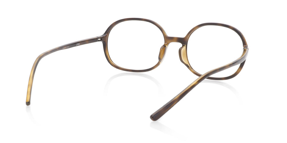 JINS Design Project x Ronan&Erwan Bouroullec SUGATA O 86 Eyeglasses - Lightweight Titanium Frame with Anti-Reflective Lenses for Work, Reading & Fashion (Perfect for Office Professionals & Style Enthusiasts)