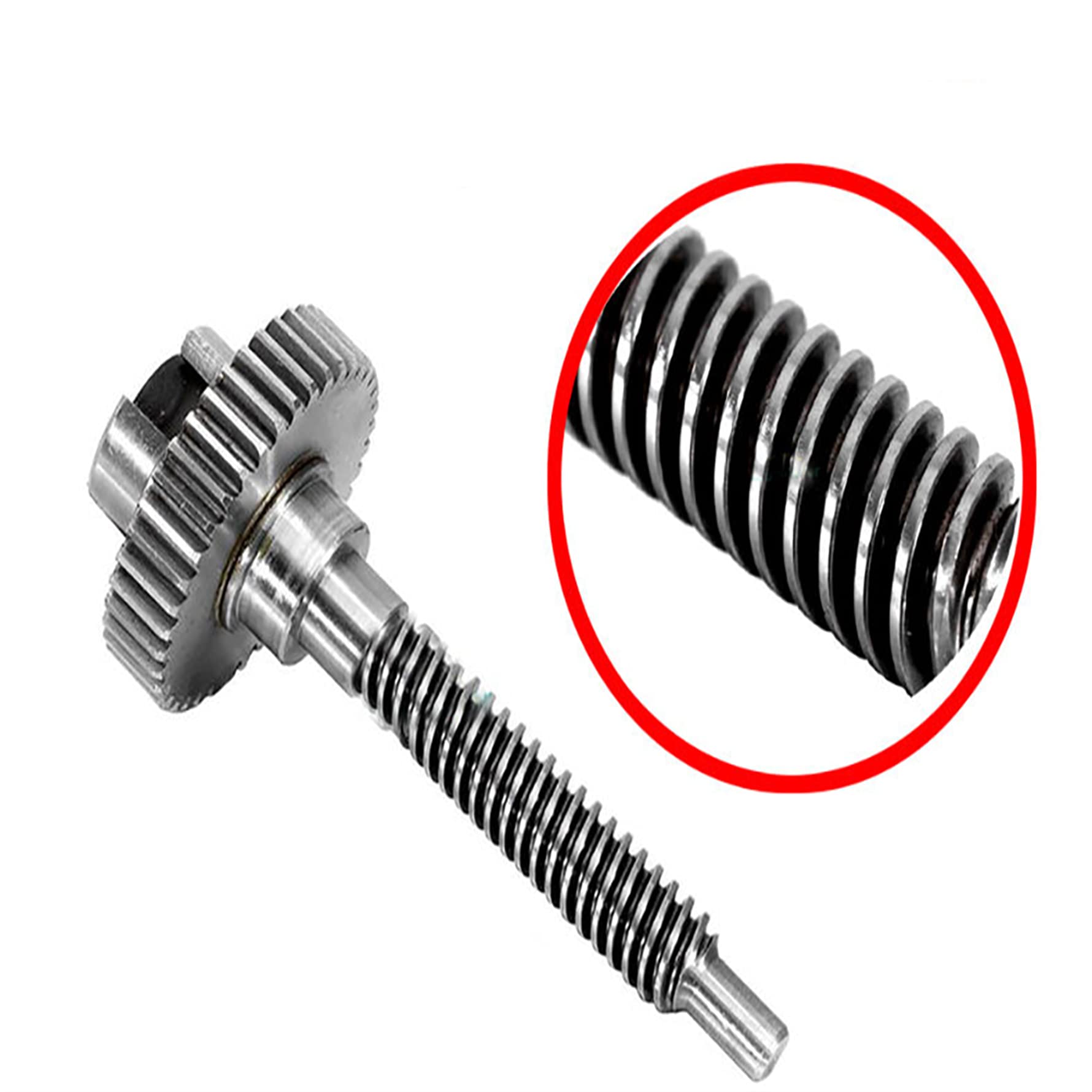 Munirater Parking Brake Actuator Gear Shaft Repair Kit - Compatible with BMW E65 E68 745i 750i 760i Li Models - Replaces OEM Part 34436782755 (40 Teeth) - Fixes Parking Brake Malfunctions for Smooth Operation