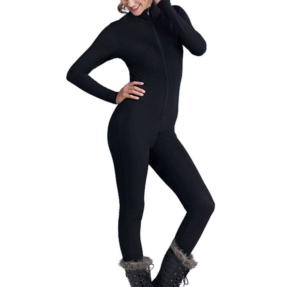 NILS Women's Baselayer Bodysuit - Seamless Thermal Underwear for Cold Weather - Perfect for Layering, Yoga & Outdoor Activities