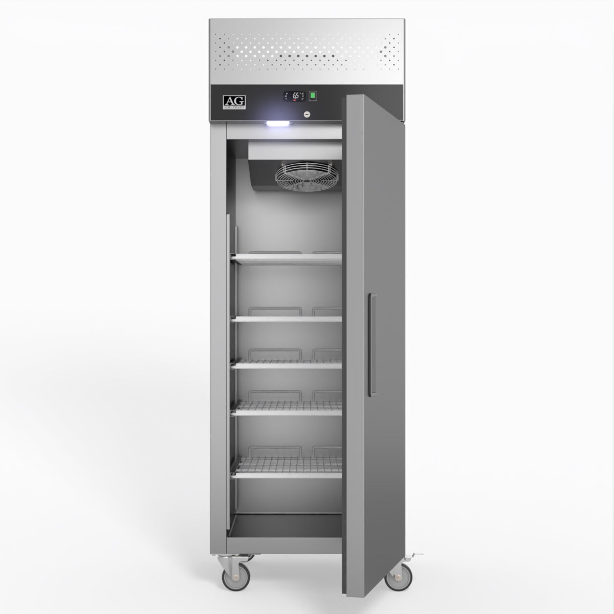 429L Stainless Steel Upright Single Door Refrigerator - Commercial Kitchen, Restaurant, Bar & Home Use