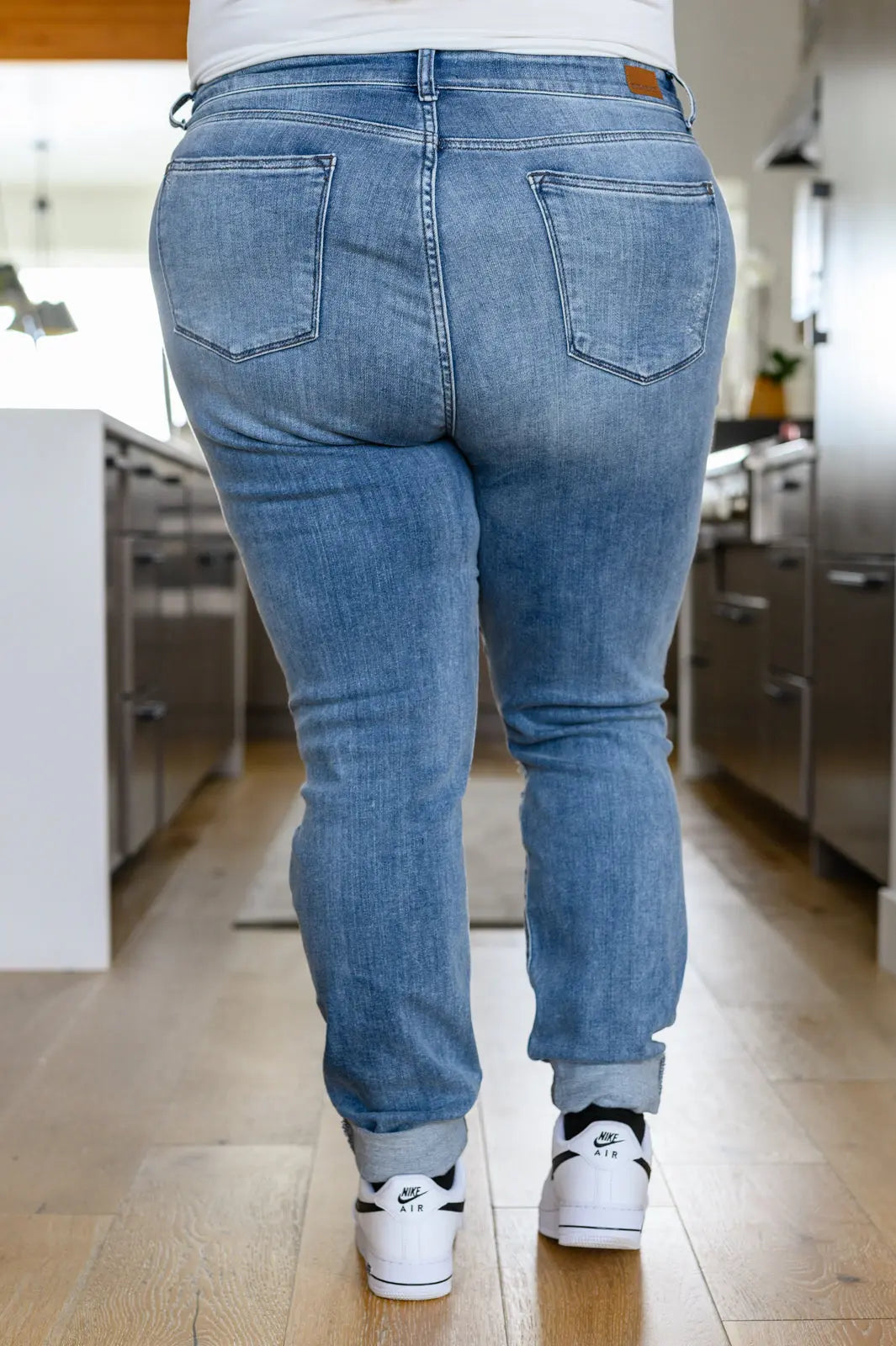 Juno Tall Skinny Destroyed Jeans for Women - High Waisted Ripped Denim Pants | Perfect for Casual Outfits, Streetwear & Night Out