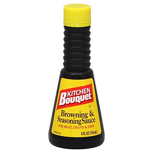 Kitchen Bouquet Browning & Seasoning Sauce - 4 oz (Pack of 10) | Perfect for Gravy, Roasts & Meat Dishes | All-Natural Flavor Enhancer