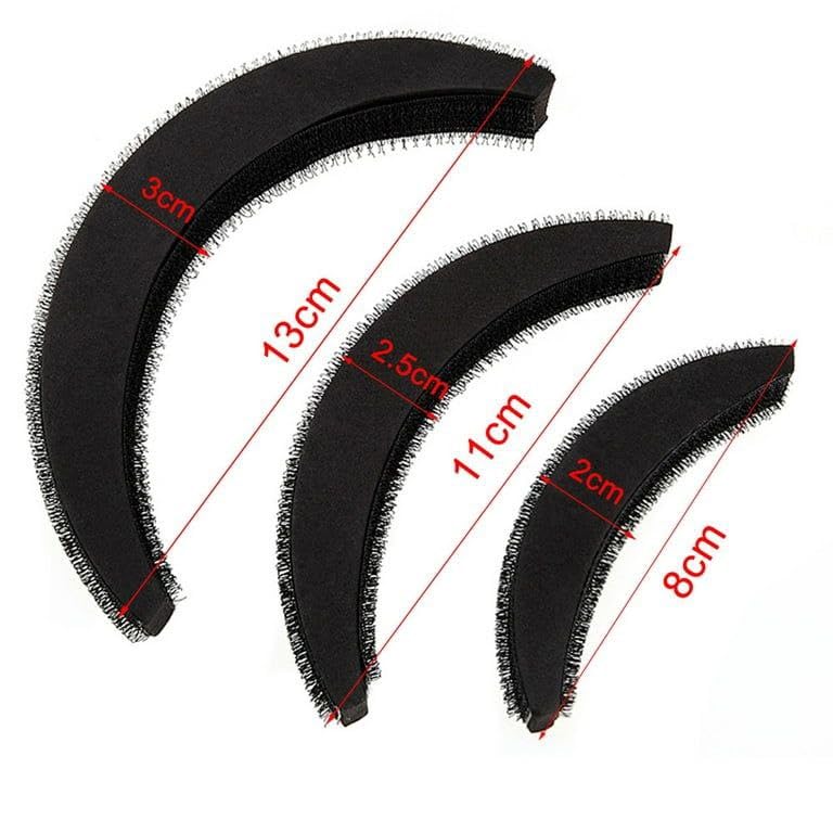 Sidhav 3-Piece Banana Bumpits Hair Volumizer Set with 24 Bobby Pins - Hair Styling Accessories for Women & Girls - Perfect for Updos, Ponytails & Special Occasions