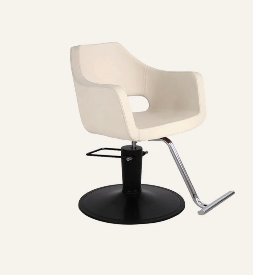 Vera Professional Salon Chair for Hair Styling, Barber, Beauty & Spa - Heavy Duty Hydraulic Stylist Chair with Adjustable Height & Swivel Base - Perfect for Salons, Barbershops & Home Use