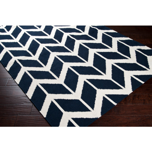 Premium Fallon Area Rug in Ink Blue - Soft & Durable for Living Room, Bedroom, or Office Decor