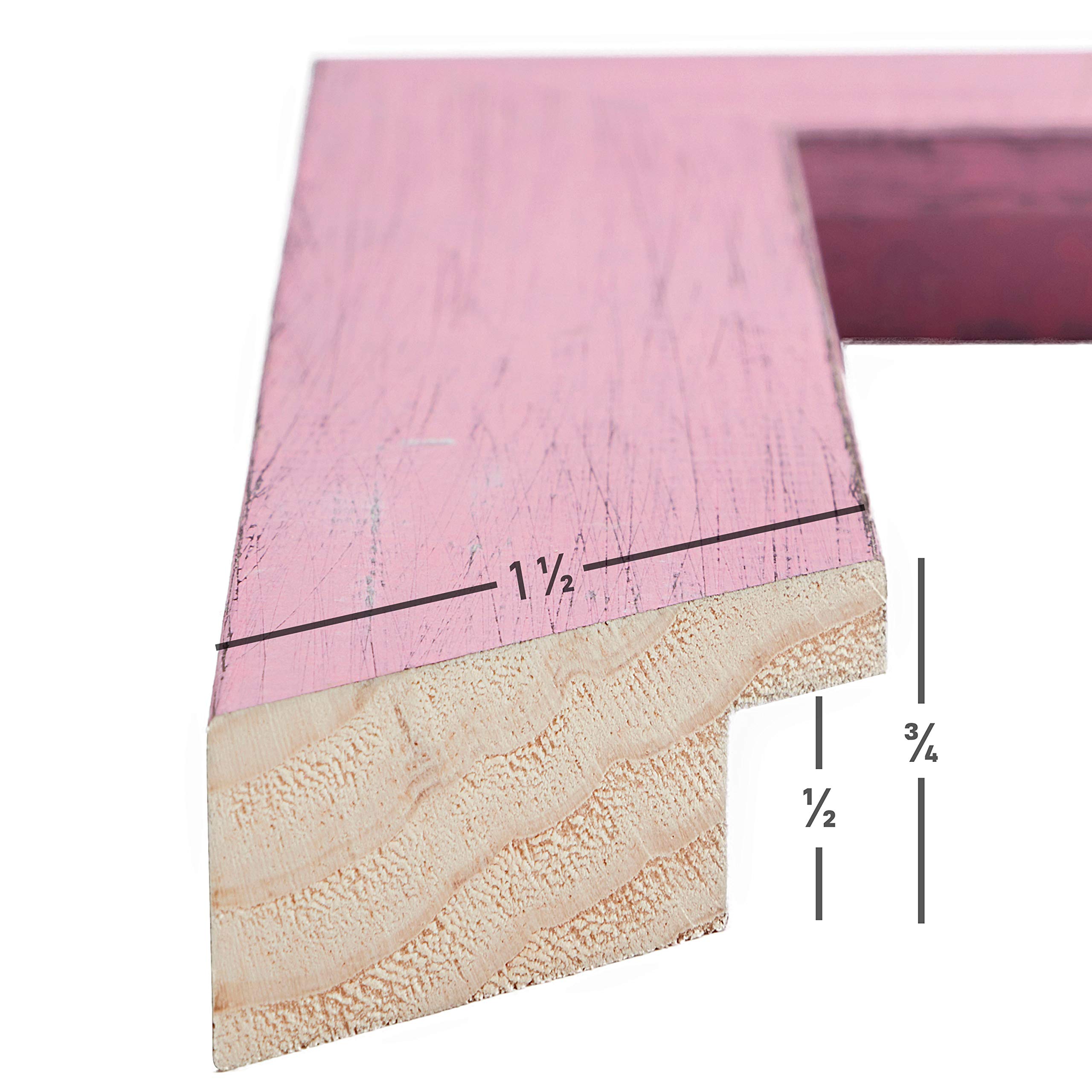 Craig Frames 9x13 Inch Picture Frame - Pink for Home Decor