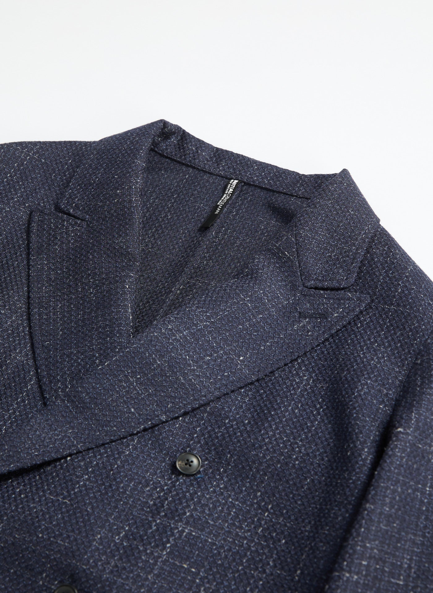 Premium Marzotto Wool Silk Linen Blend Double Breasted Blazer for Men - Elegant Business & Formal Wear for Office, Weddings & Special Occasions