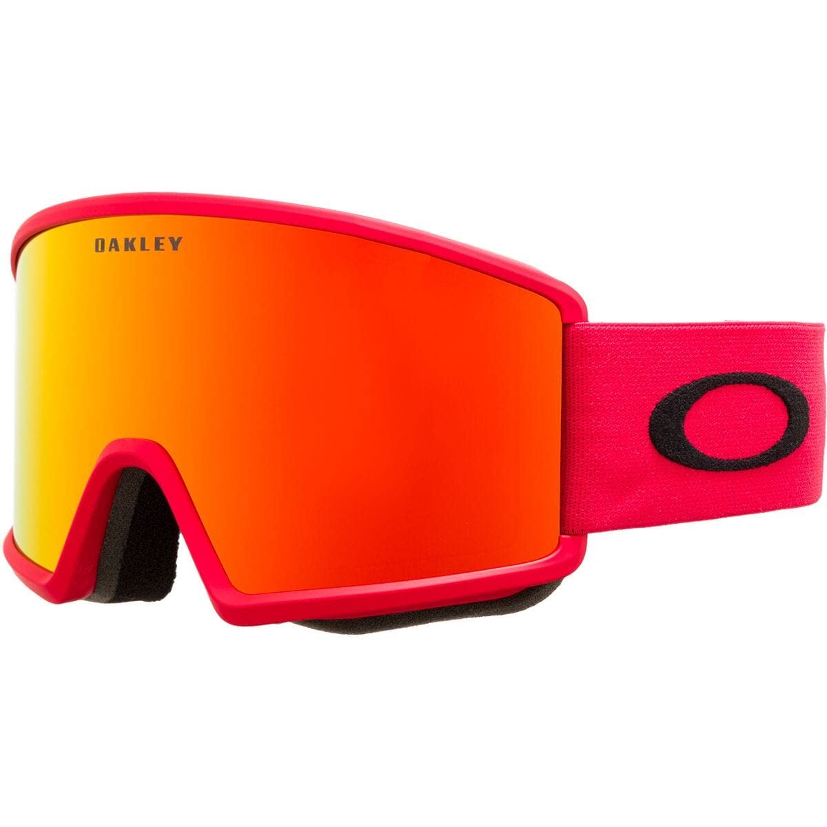 Oakley Target Line L Redline Sunglasses with Fire Iridium Lens - Polarized Sports & Outdoor Sunglasses for Running, Cycling, and Driving