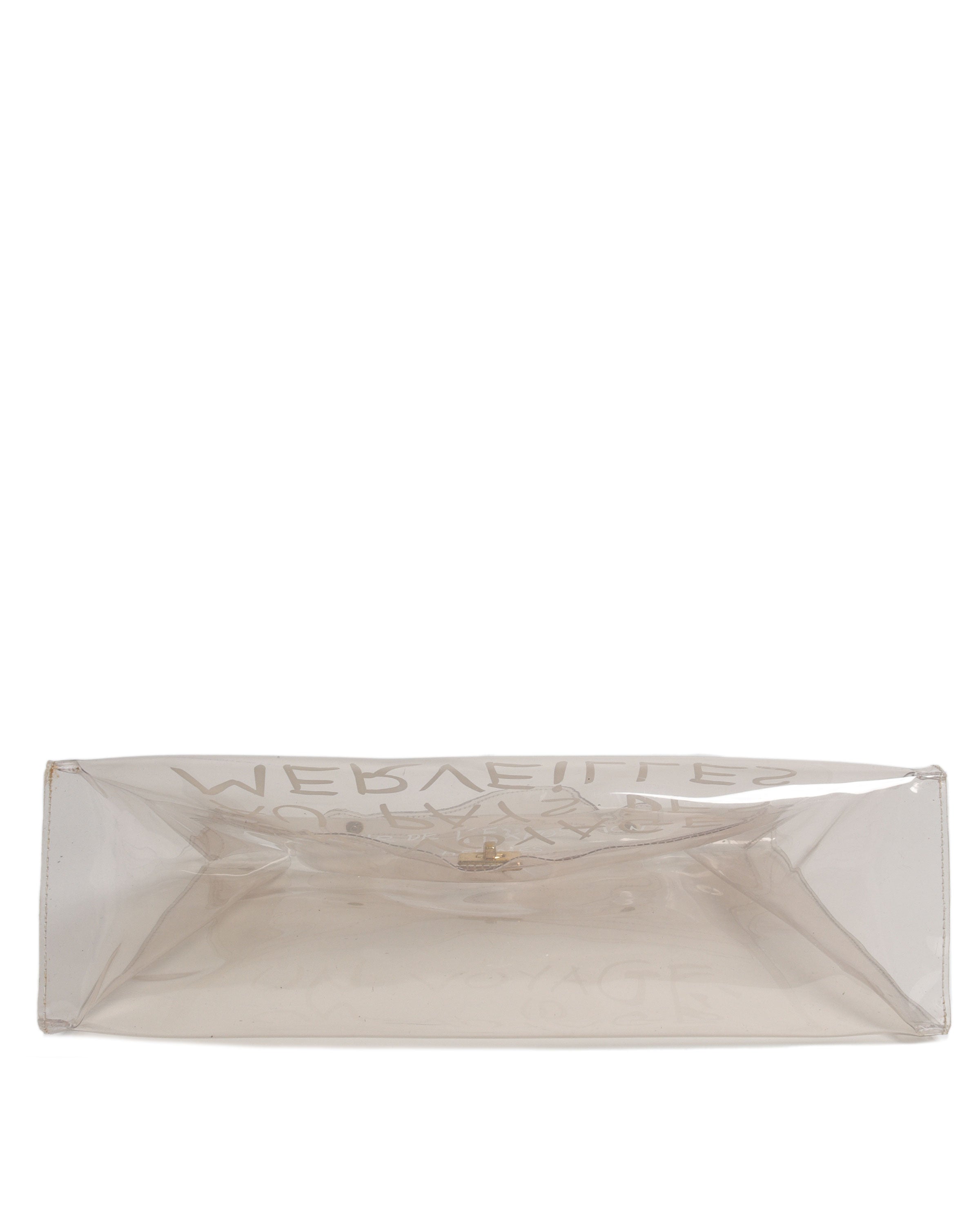 1997 Clear Promotional Kelly Bag - Stylish Transparent Handbag for Women, Fashionable Shoulder Bag for Parties, Events & Everyday Use