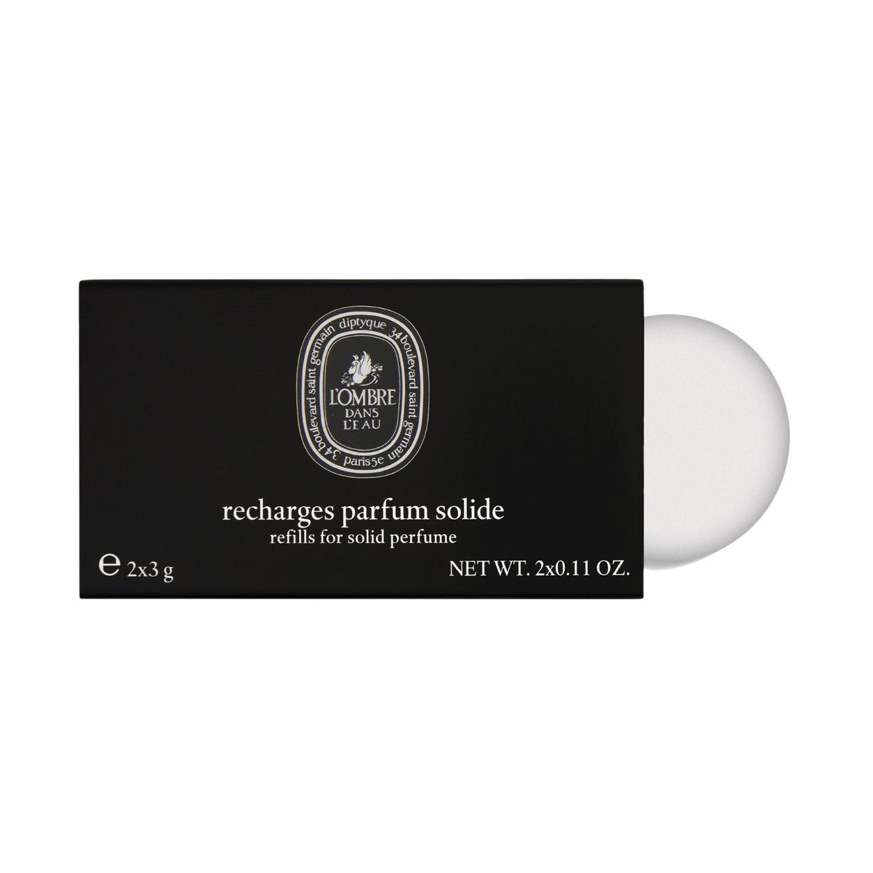 L'Ombre dans l'Eau Solid Perfume - Diptyque Inspired Scented Balm for Women | Long-Lasting Fragrance | Perfect for Travel, Office & Romantic Dates