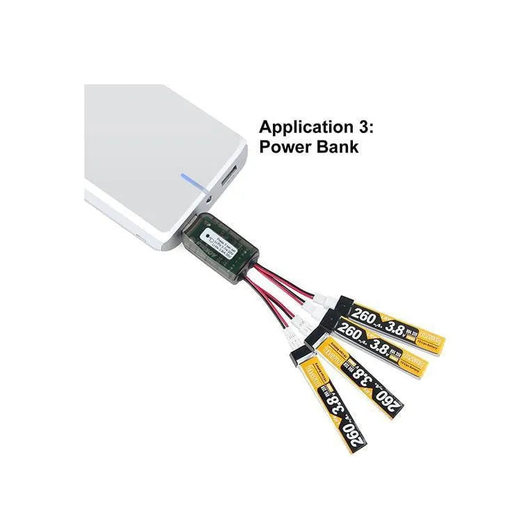 AOkoda CX405 1S Lipo Battery Charger (2 Pack) - Fast Charging for RC Drones, Toys, and Hobby Models - Perfect for Indoor and Outdoor Use