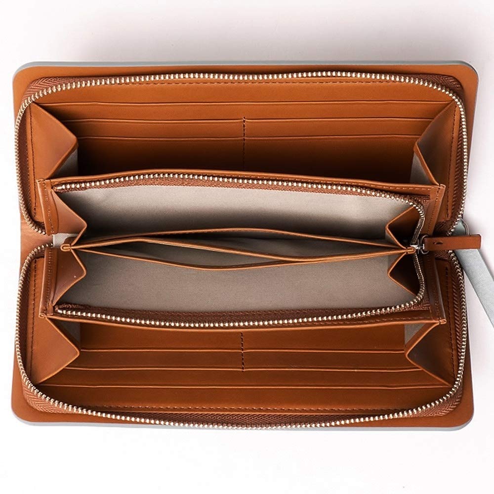 Stylish Women's Wallet - RFID Blocking Leather Wallet for Women with Multiple Card Slots & Zipper Pocket - Perfect for Everyday Use, Travel, and Shopping