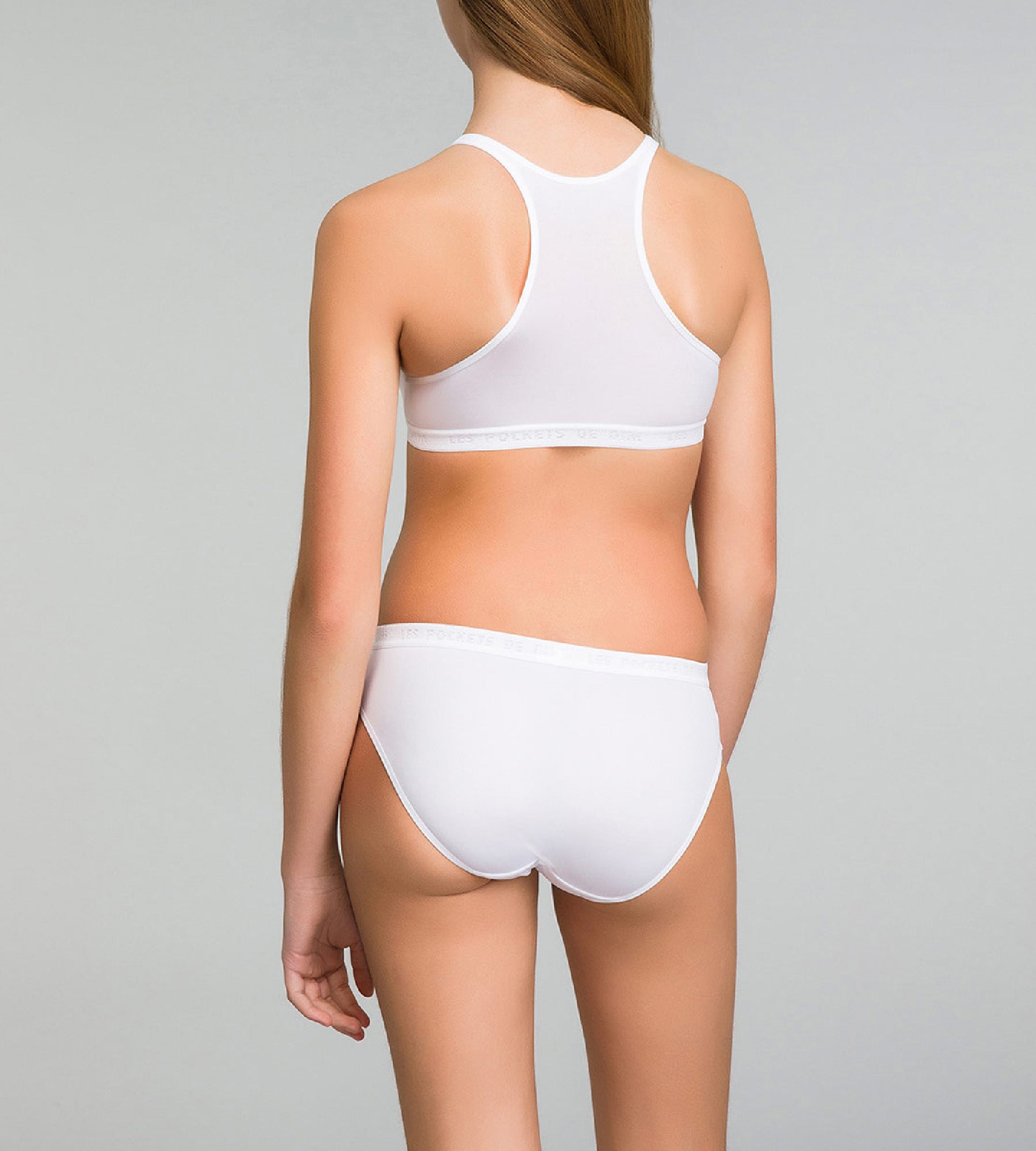 2 Pack Girls White Cotton Underwear - Soft & Breathable Panties for Kids - Perfect for School, Playtime & Everyday Wear