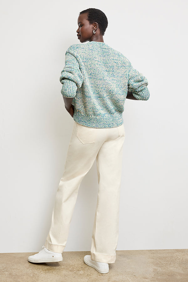 Milo Wide Leg Jeans for Women - Eco-Friendly Better Than Denim Stretch Pants in Bright Ivory | Casual Chic Outfit for Streetwear & Everyday Comfort
