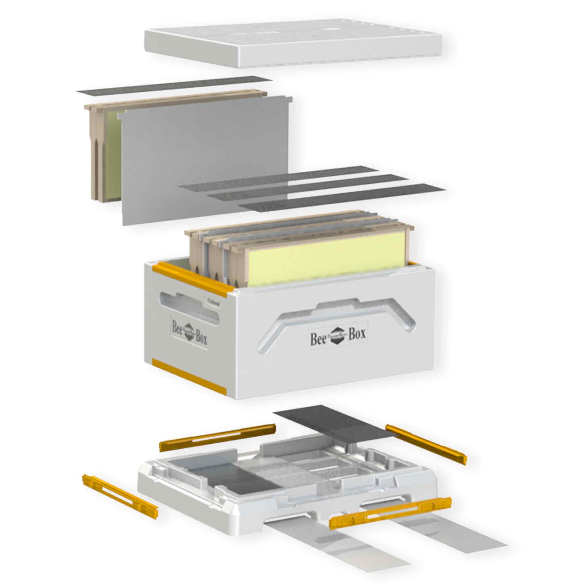 Paradise Honey 8 Frame Beehive Kit - 4 Queen Nuc Box & Mating Hive for Beekeeping - Perfect for Backyard Apiaries, Honey Production, and Pollinator Gardens