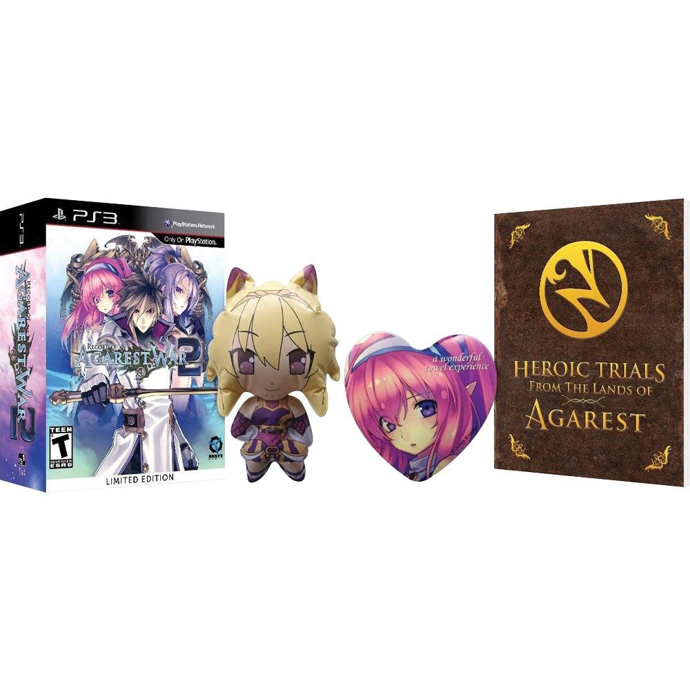 Record of Agarest War 2 Limited Edition PS3 Game - Collector's Edition with Bonus Content | Perfect for JRPG Fans & PlayStation 3 Collectors