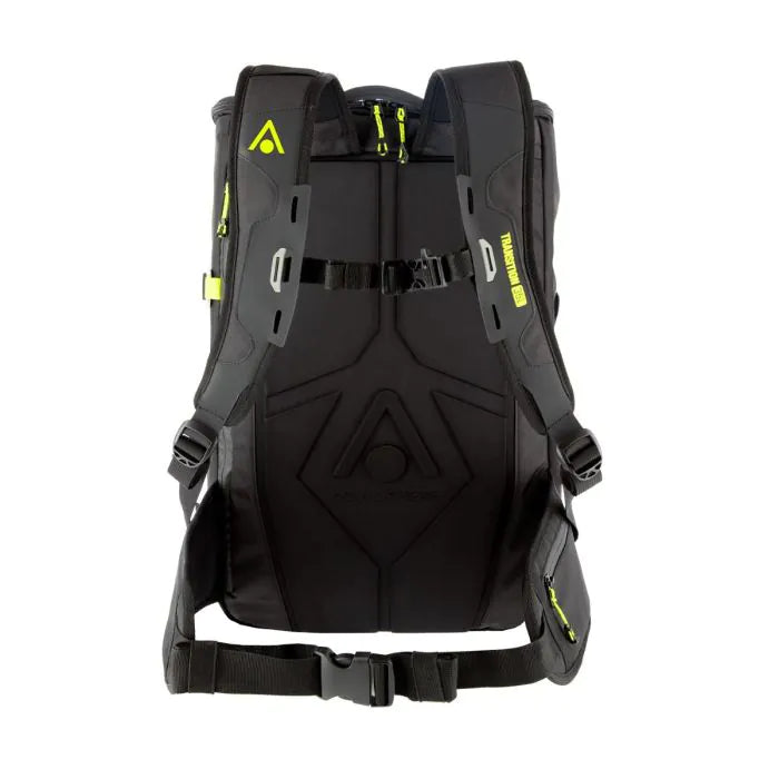 Aqua Sphere Transition Backpack - Waterproof Swim Bag for Triathlon & Swim Training | Black & Bright Yellow | Perfect for Pool, Gym & Travel Accessories