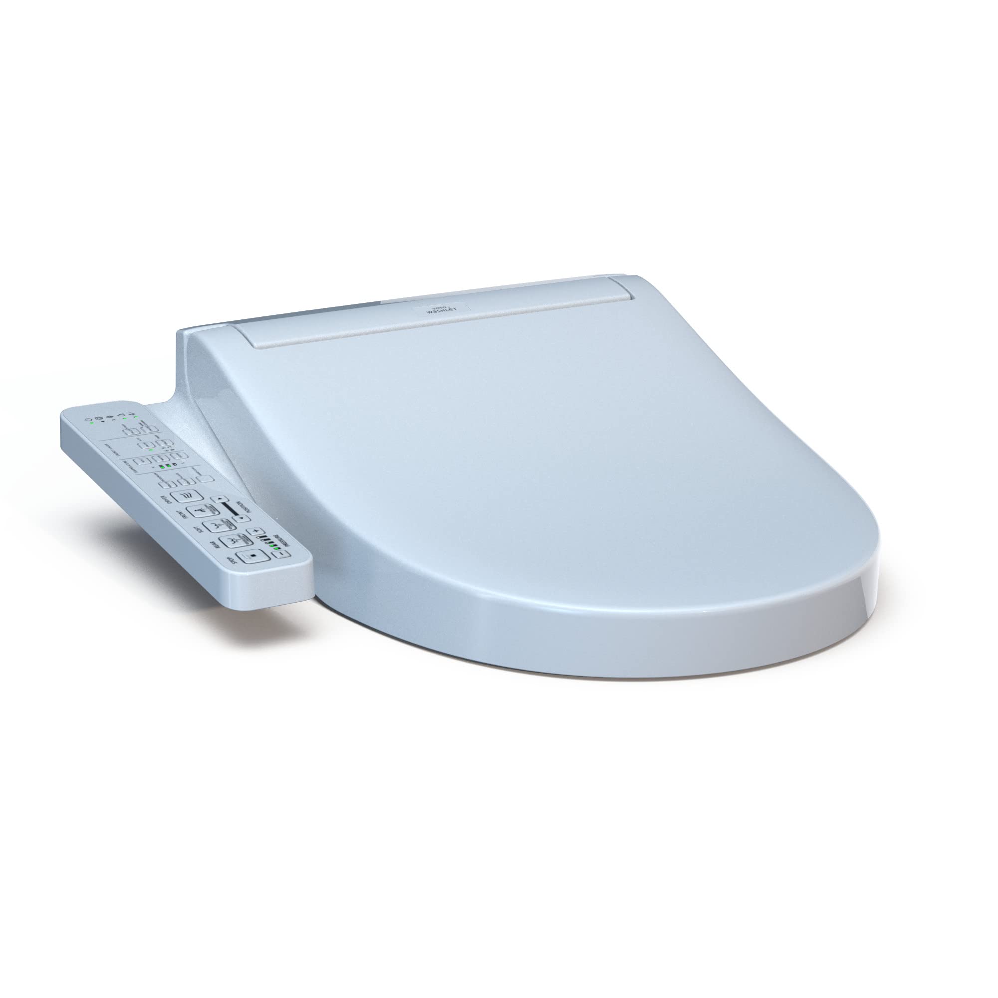 TOTO SW3073#01 WASHLET C2 Round Electronic Bidet Toilet Seat - Cotton White | Heated Seat, Warm Water Wash | Perfect for Modern Bathrooms & Smart Home Upgrades