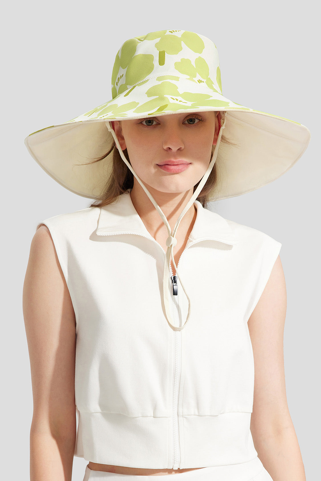 Flora Women's Reversible Sun Hat with Floral Design UPF50+ UV Protection - Perfect for Beach, Gardening & Outdoor Activities