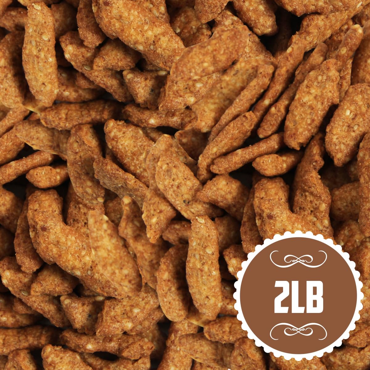 Crunchy Sesame Sticks Snacks - 2LB Bulk Pack, Non-GMO & Gluten-Free, Perfect for Midday Snacking, Office Treats, Travel & Party Food - Delicious Healthy Snack for Adults & Kids