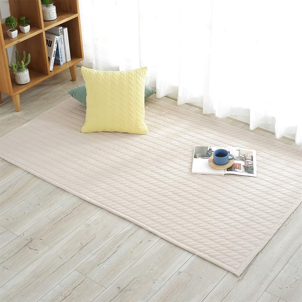 Thick Tatami Bay Window Cushion - Soft Beige Window Sill & Balcony Mat for Living Room, Dining Room, Bedroom - Perfect for Reading Nooks, Sunbathing & Relaxation