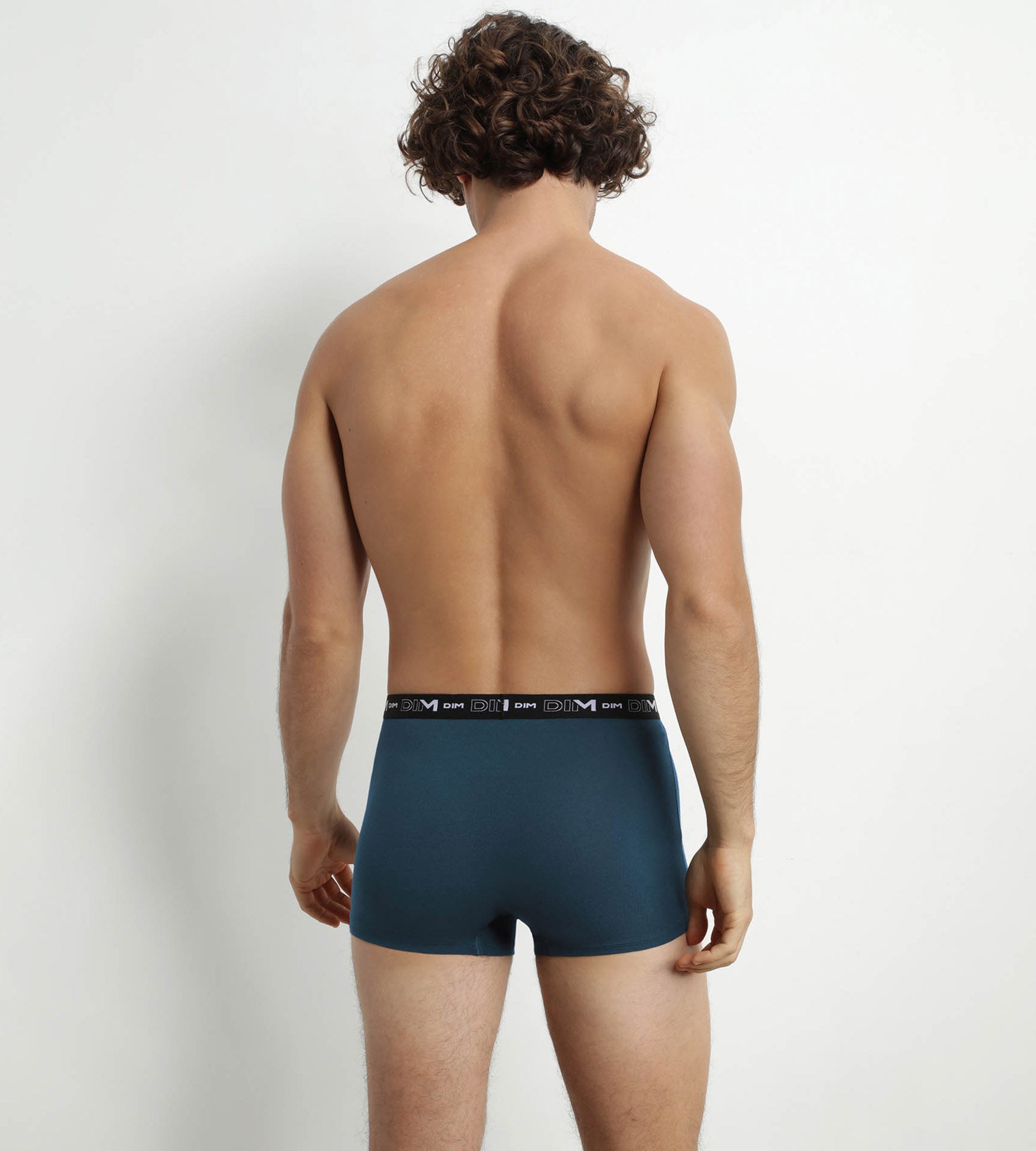 3 Pack Men's Boxer Briefs - Black, Green, Blue - 100% Cotton Stretch Underwear for Everyday Comfort & Active Lifestyle